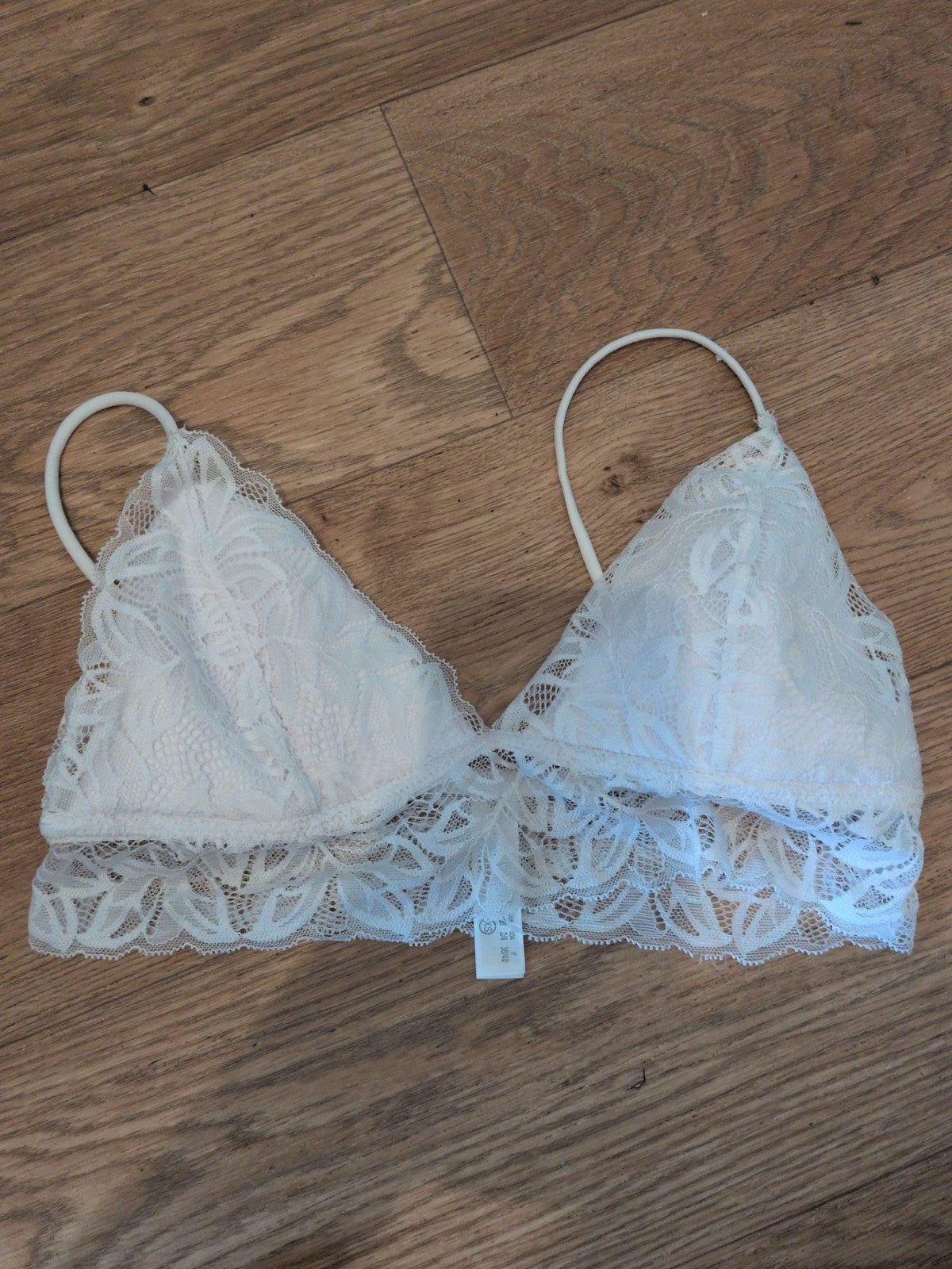 Primark XS White Lace Bralette