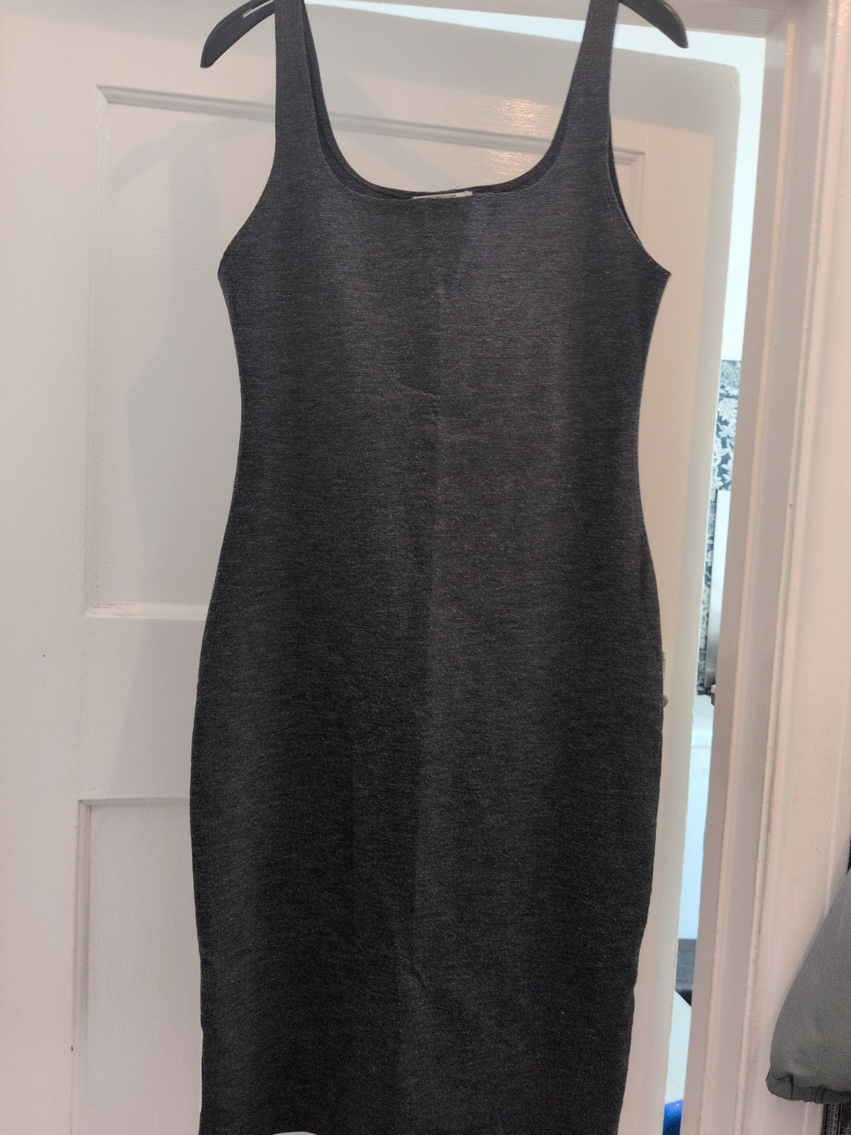 Zara Trafaluc Large Grey Sleeveless Dress