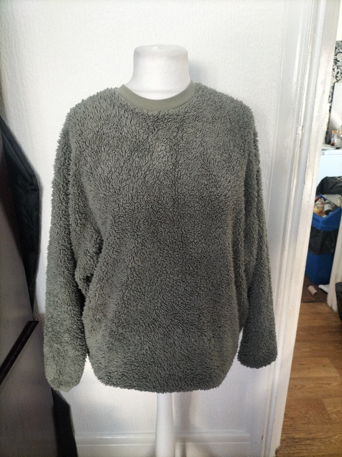 Ladies Asos Size M Grey Fluffy Jumper