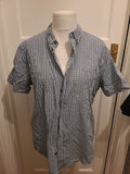 Mens Cedarwood State Size XL Green/Blue/White Check Short Sleeved Shirt