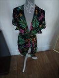 Ladies Primark Size Medium Multi Short Sleeved Top