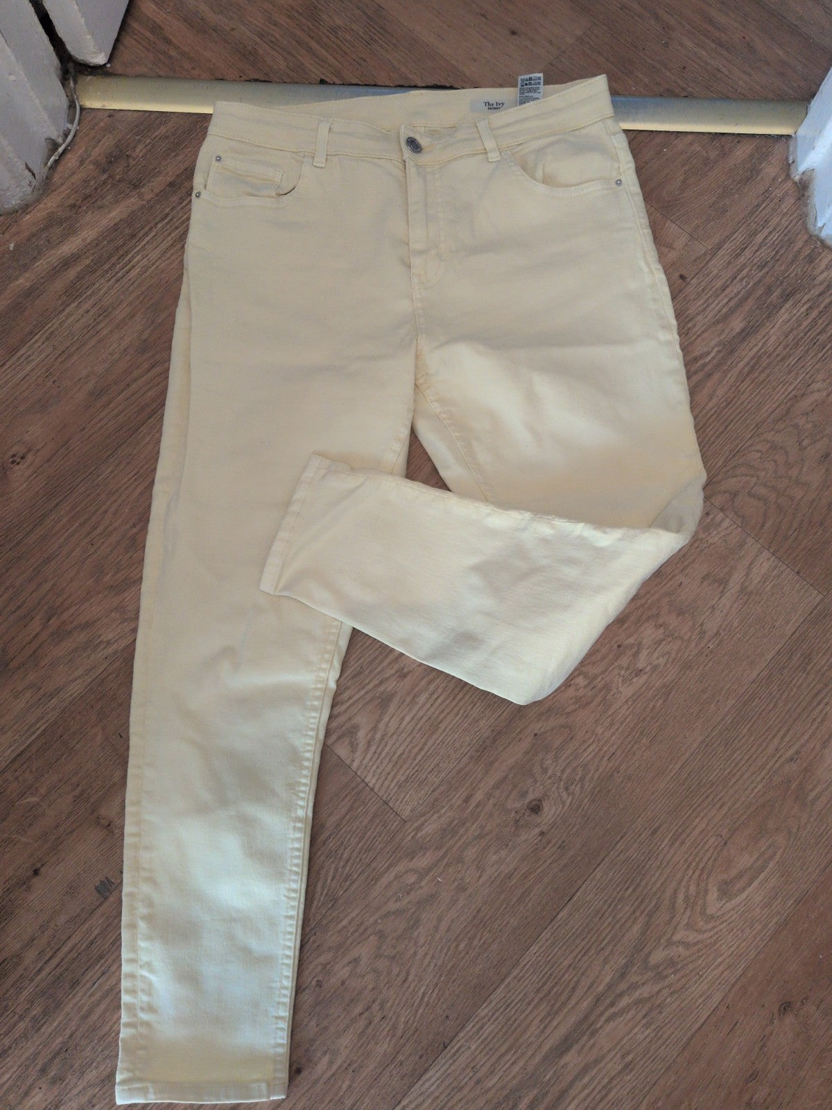 Marks And Spencer 14 Short Straw "The Ivy" Skinny Jeans