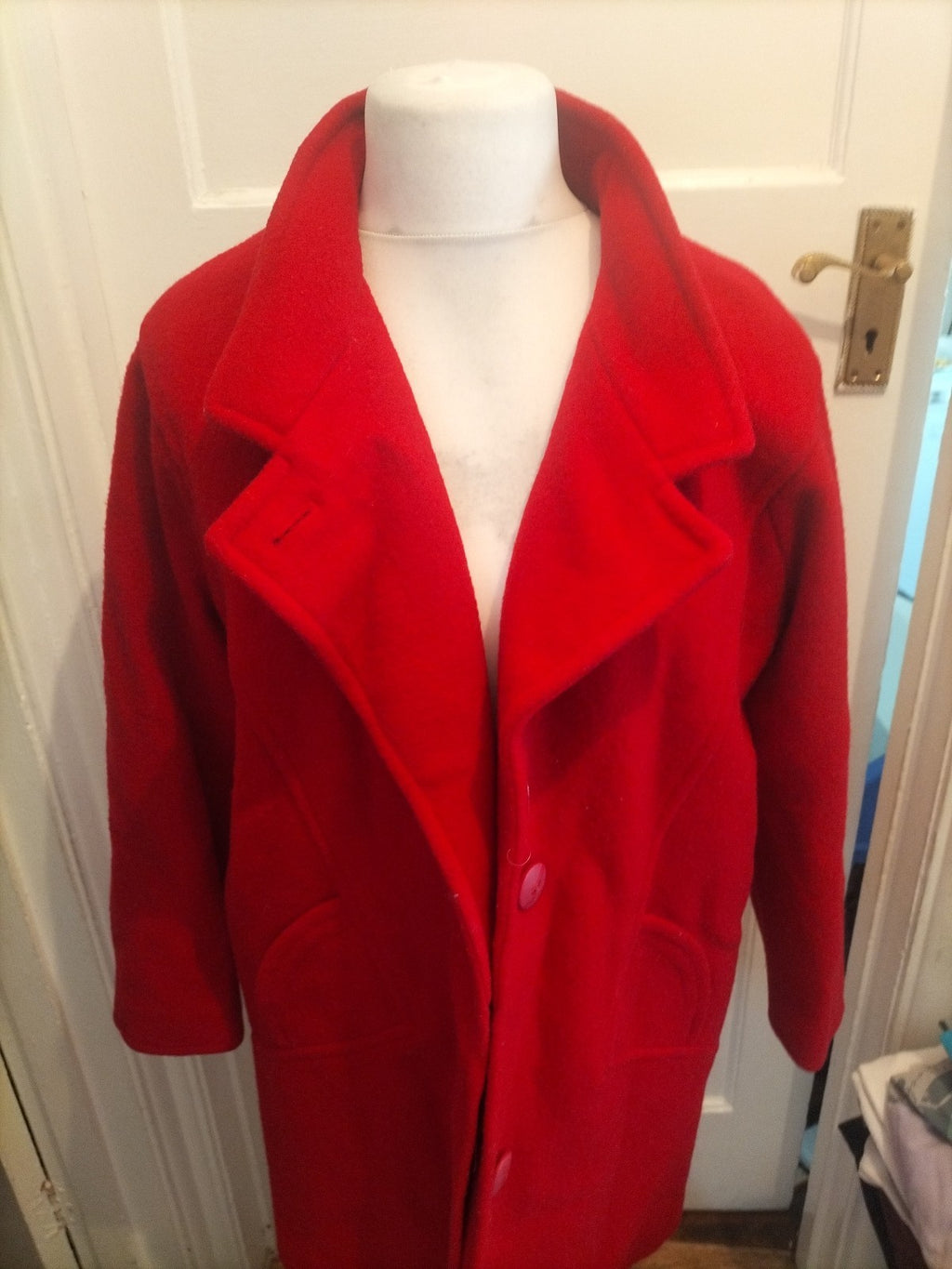 Canda 14 Red Lined Jacket Longer Length