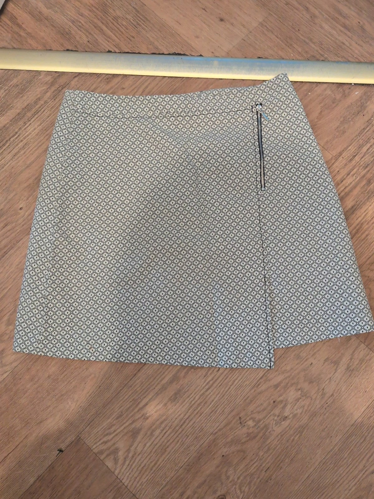 New Look 12 Black And White Short Skirt