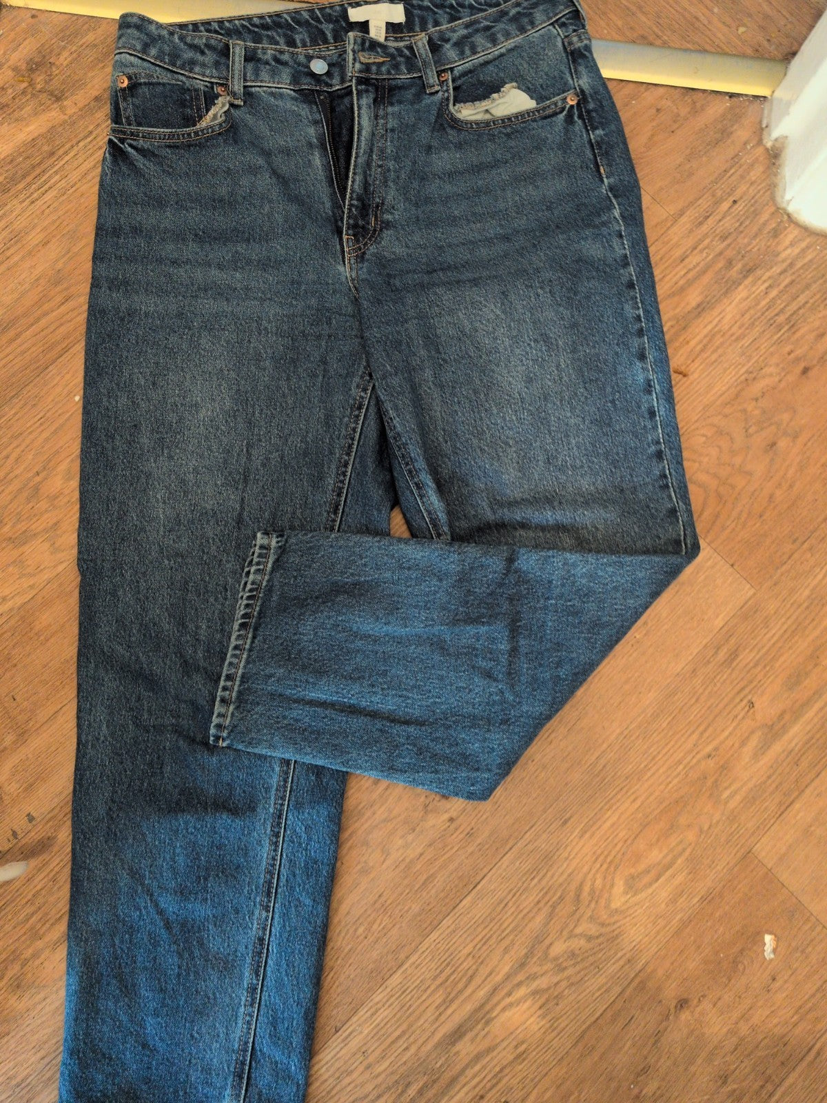 Ladies H&M Size 14 Straight Blue Jeans