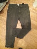 Mens H&M Size 30" Dark Khaki Skinny Jeans