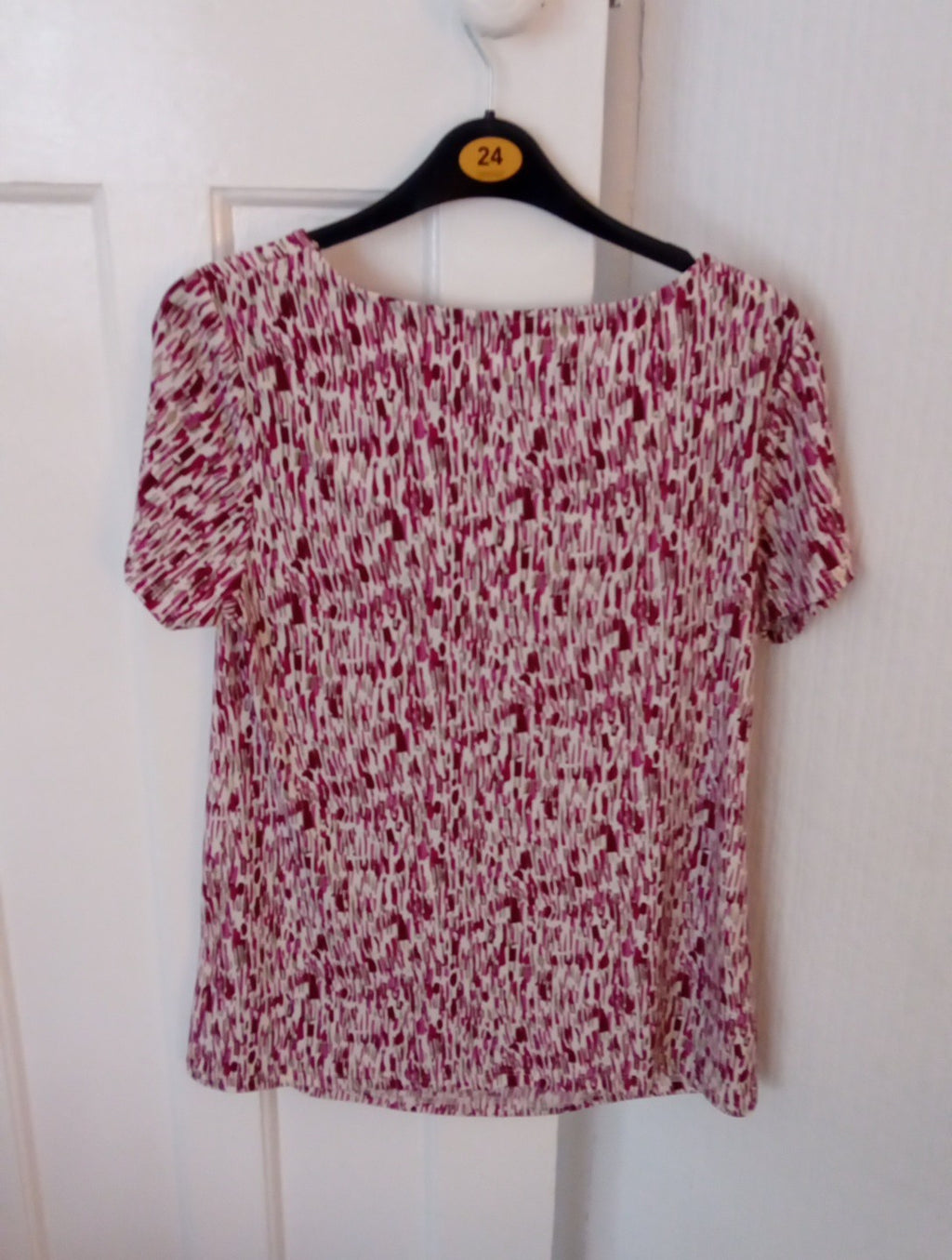 Ladies TU Burgundy Cowl Neck Top Size 12