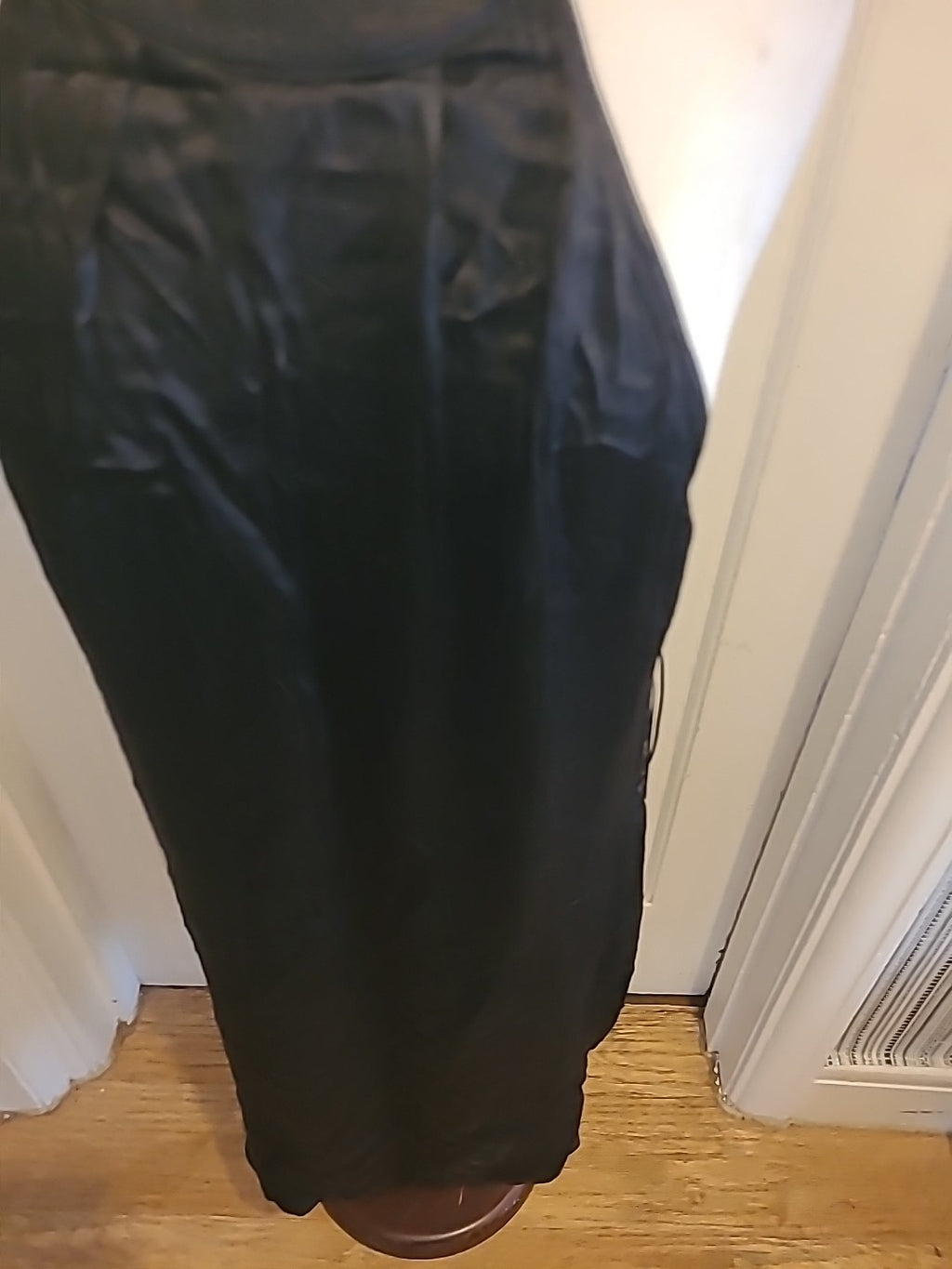 Brand New Ladies Next Size 12 Black Silky Sleeveless Dress