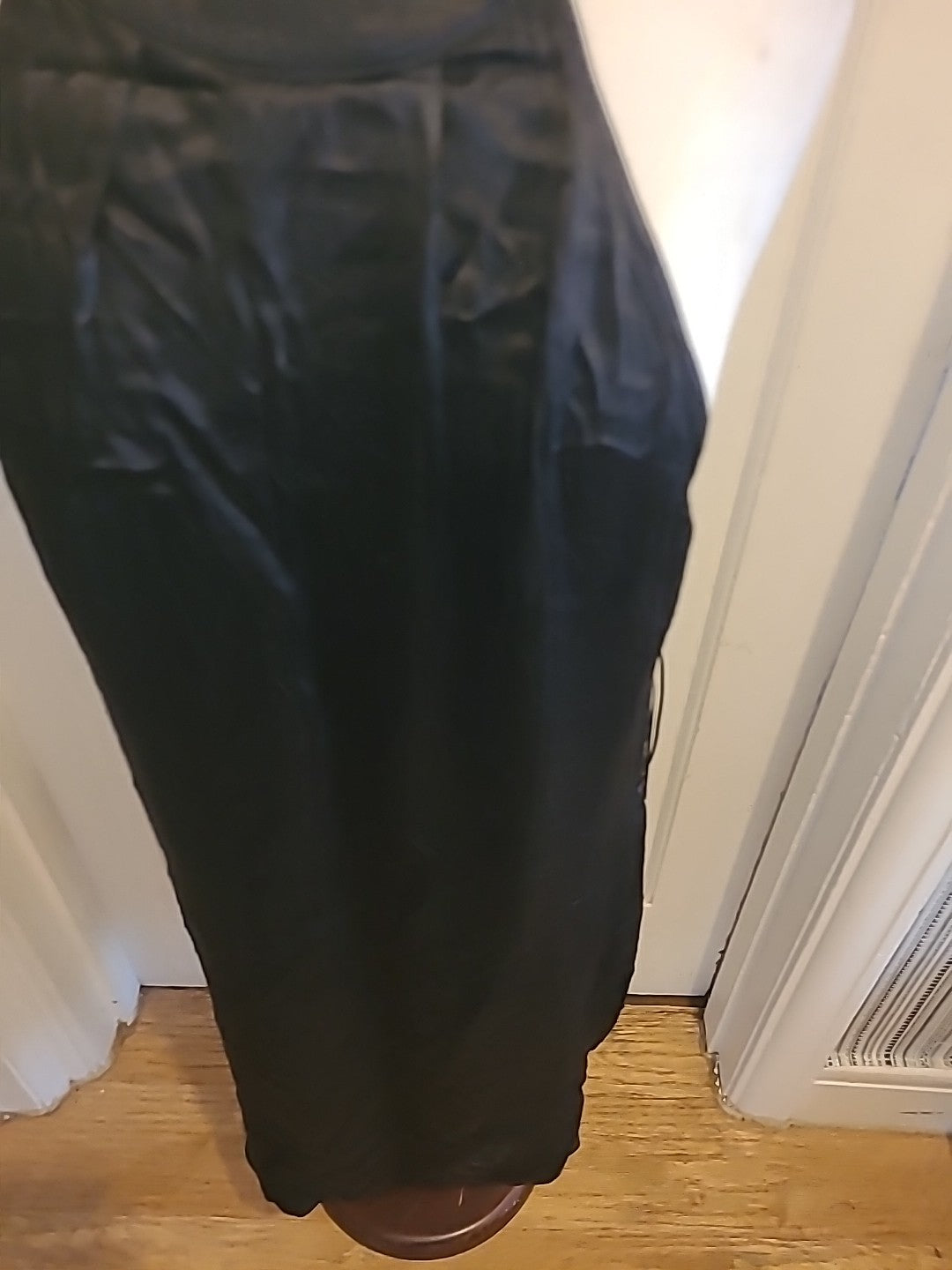 Brand New Ladies Next Size 12 Black Silky Sleeveless Dress