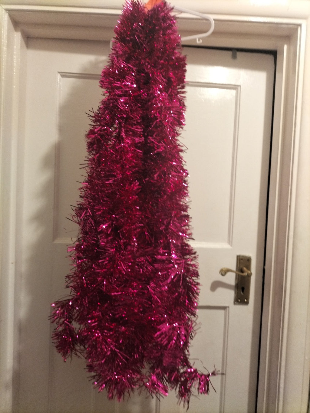 Brand new Pink 2M Christmas decoration Tinsel