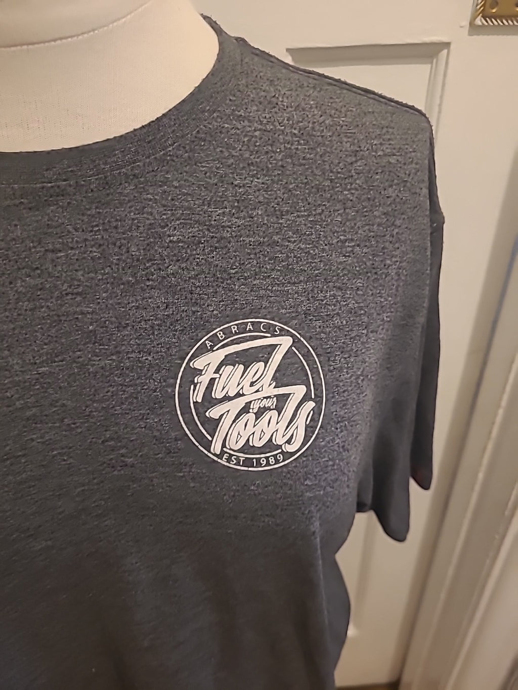Mens Abracs Size XL Grey Short Sleeved Tshirt