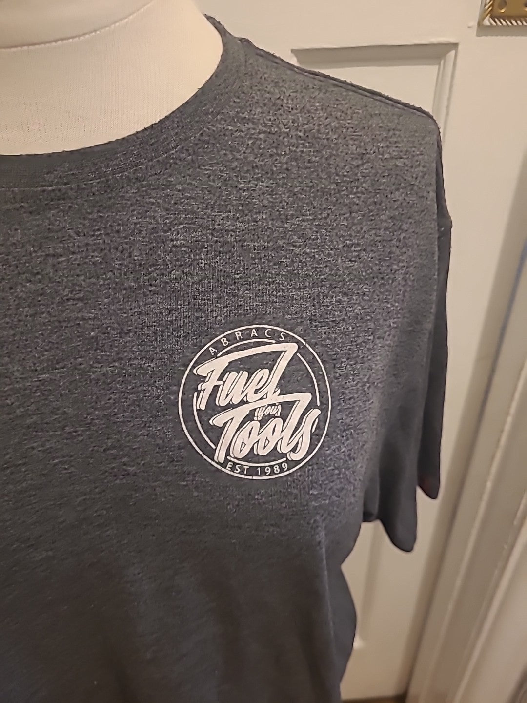 Mens Abracs Size XL Grey Short Sleeved Tshirt