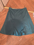 Ladies Bonmarche 18 Turquoise Flare Knee Length Elasticated Skirt