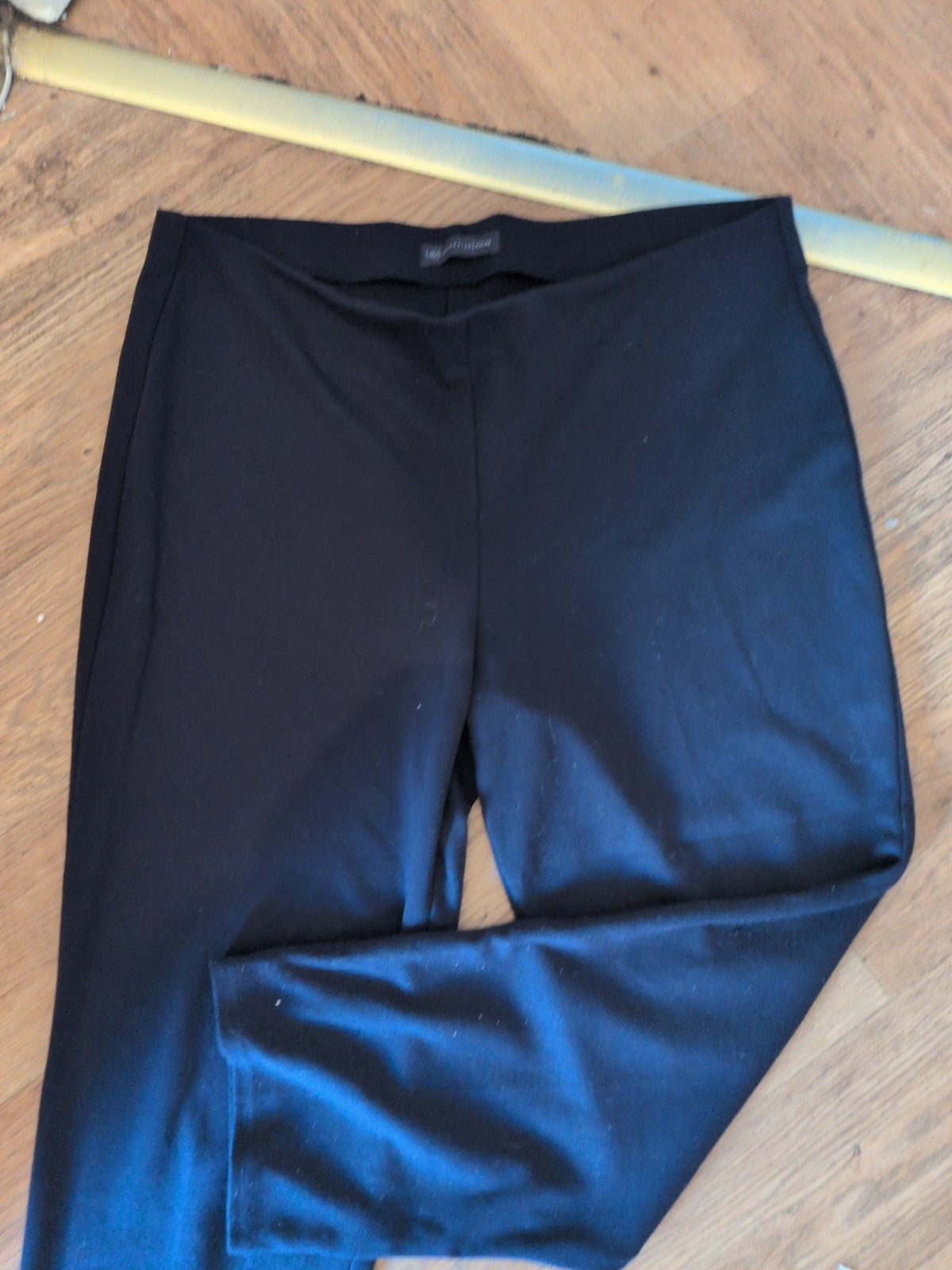 Ladies Marks And Spencer Size 16 Short Navy Slim Leg Pull On Trousers