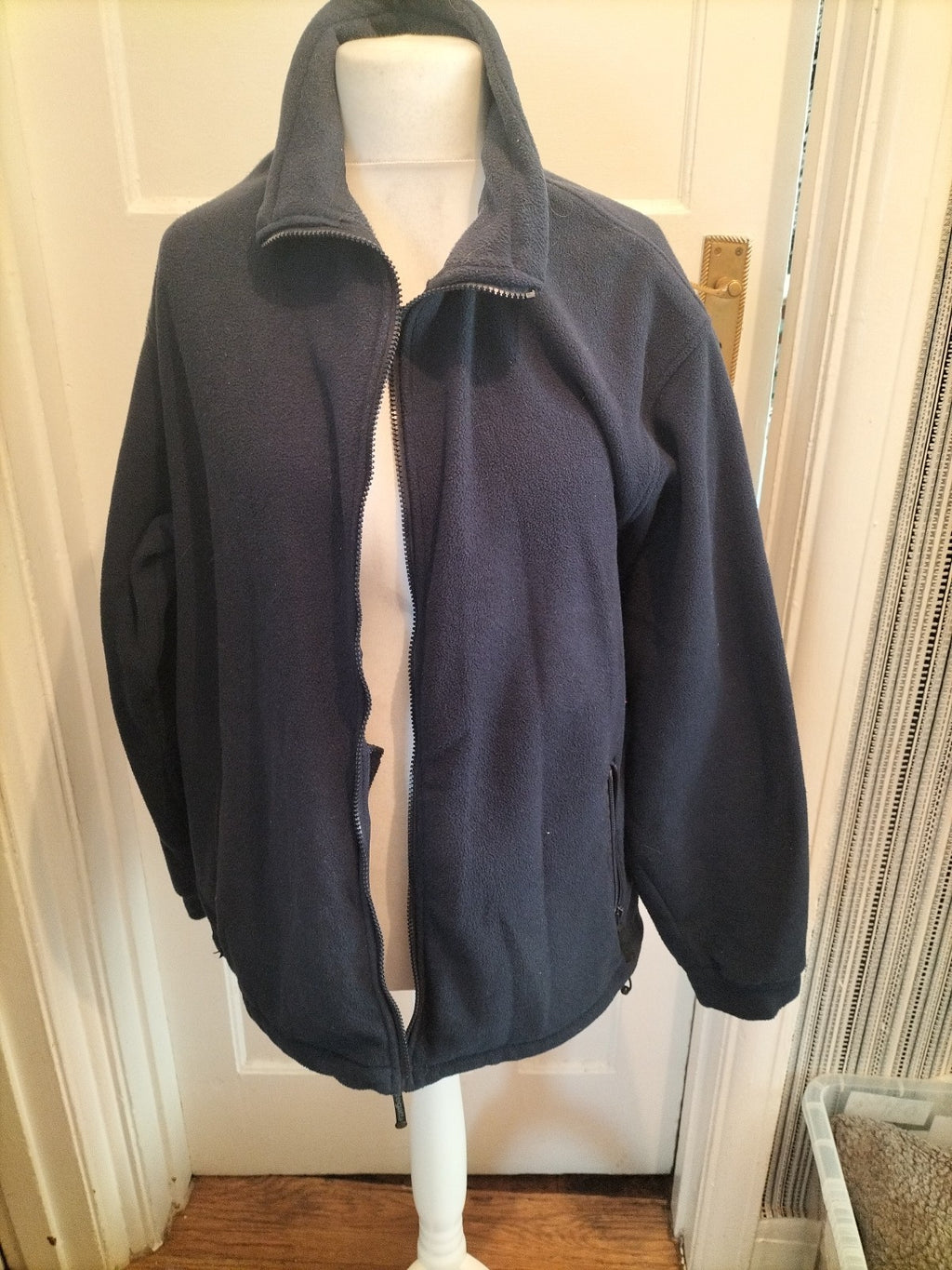 Mens Regatta Size XL Navy Full Zip Jumper