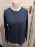 Large Navy Long Sleeve T-shirt