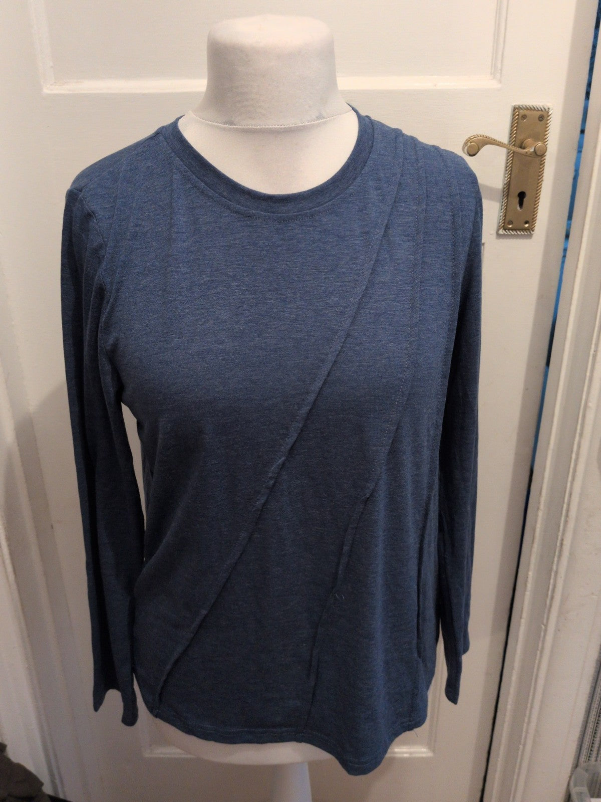 Large Navy Long Sleeve T-shirt