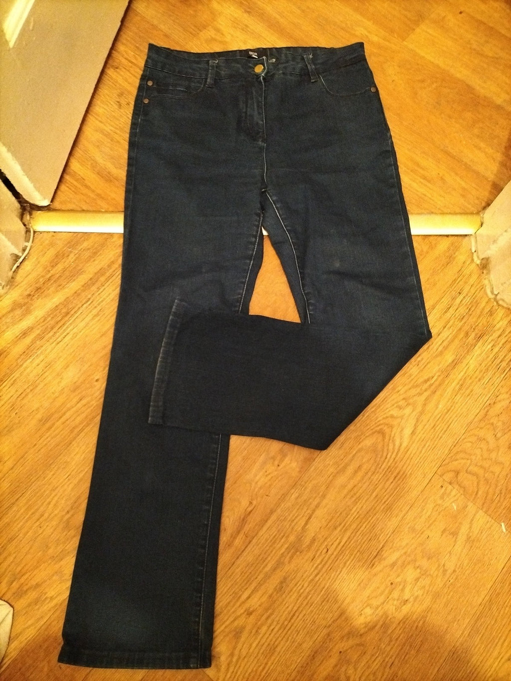 Ladies Lincoln Size 12 Denim Jeans Straight