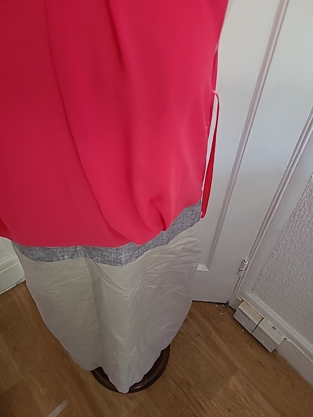 Brand New Ladies Papaya Size 16 Pink/Beige Sleeveless Dress