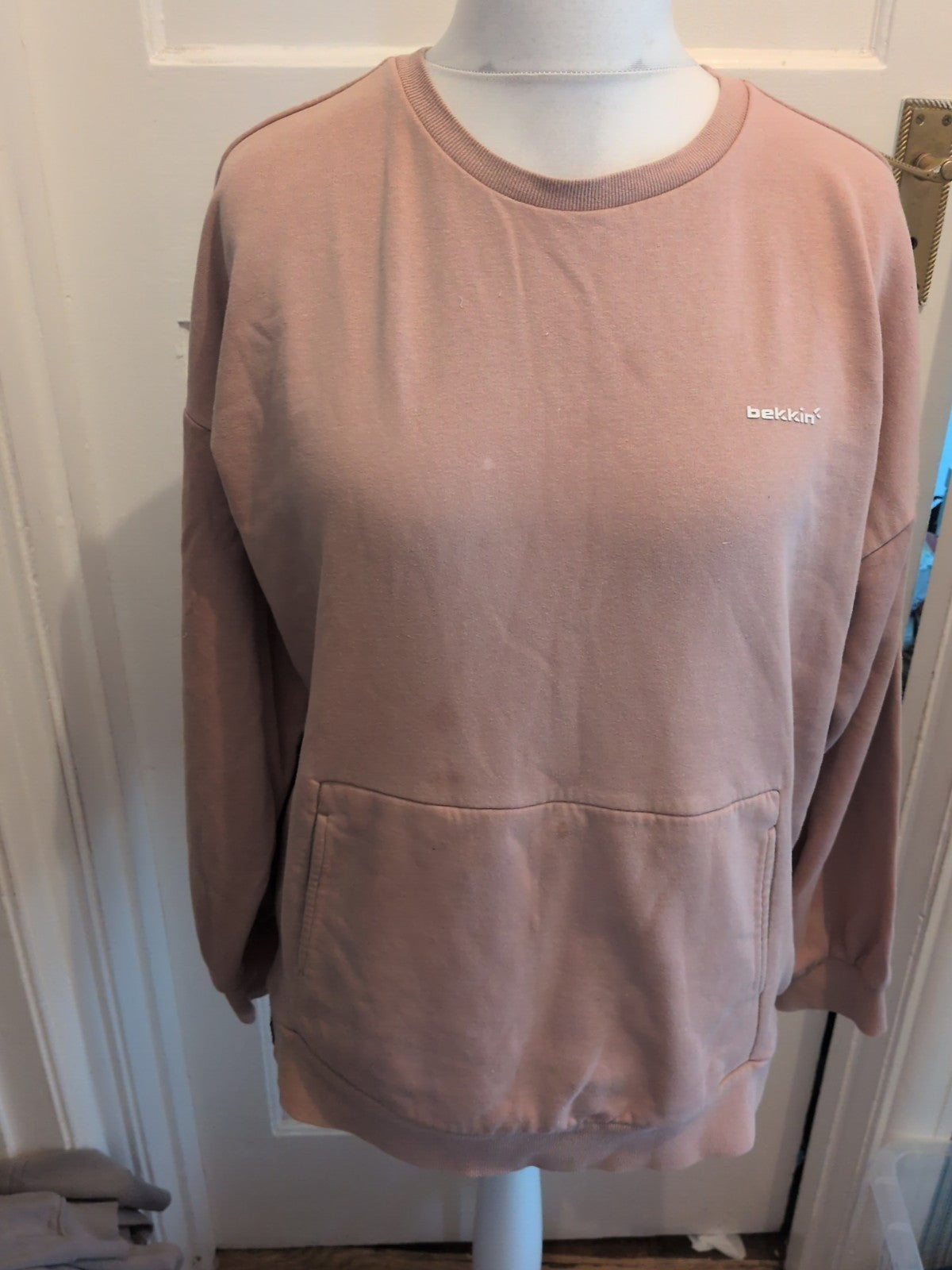 Bekkin XL Pink Pullover Jumper Has Some Marks