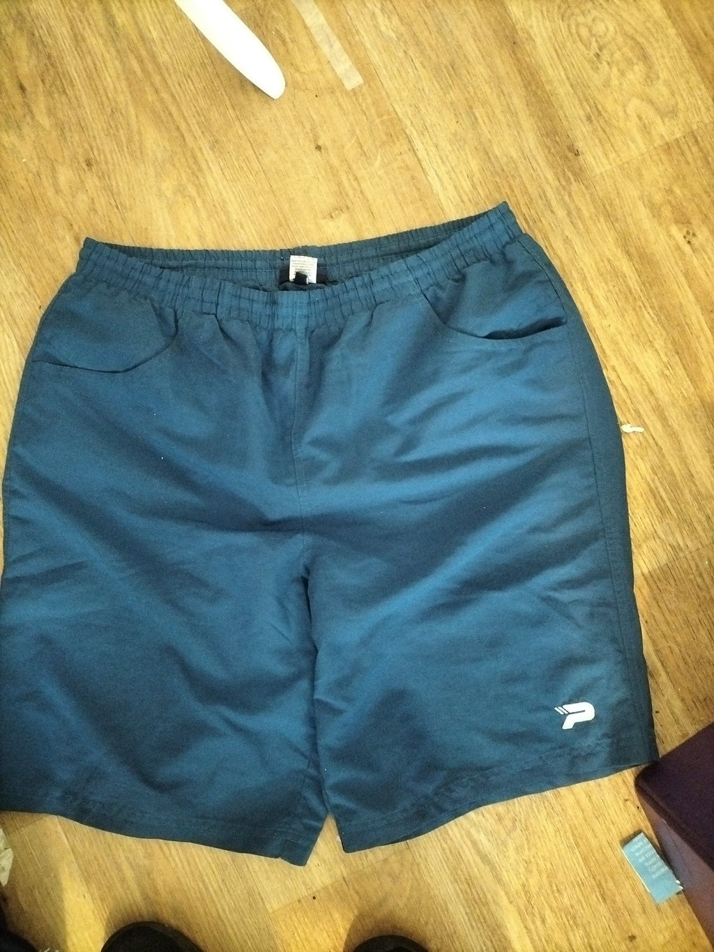 Mens Patrick Size Large Teal Swim Shorts