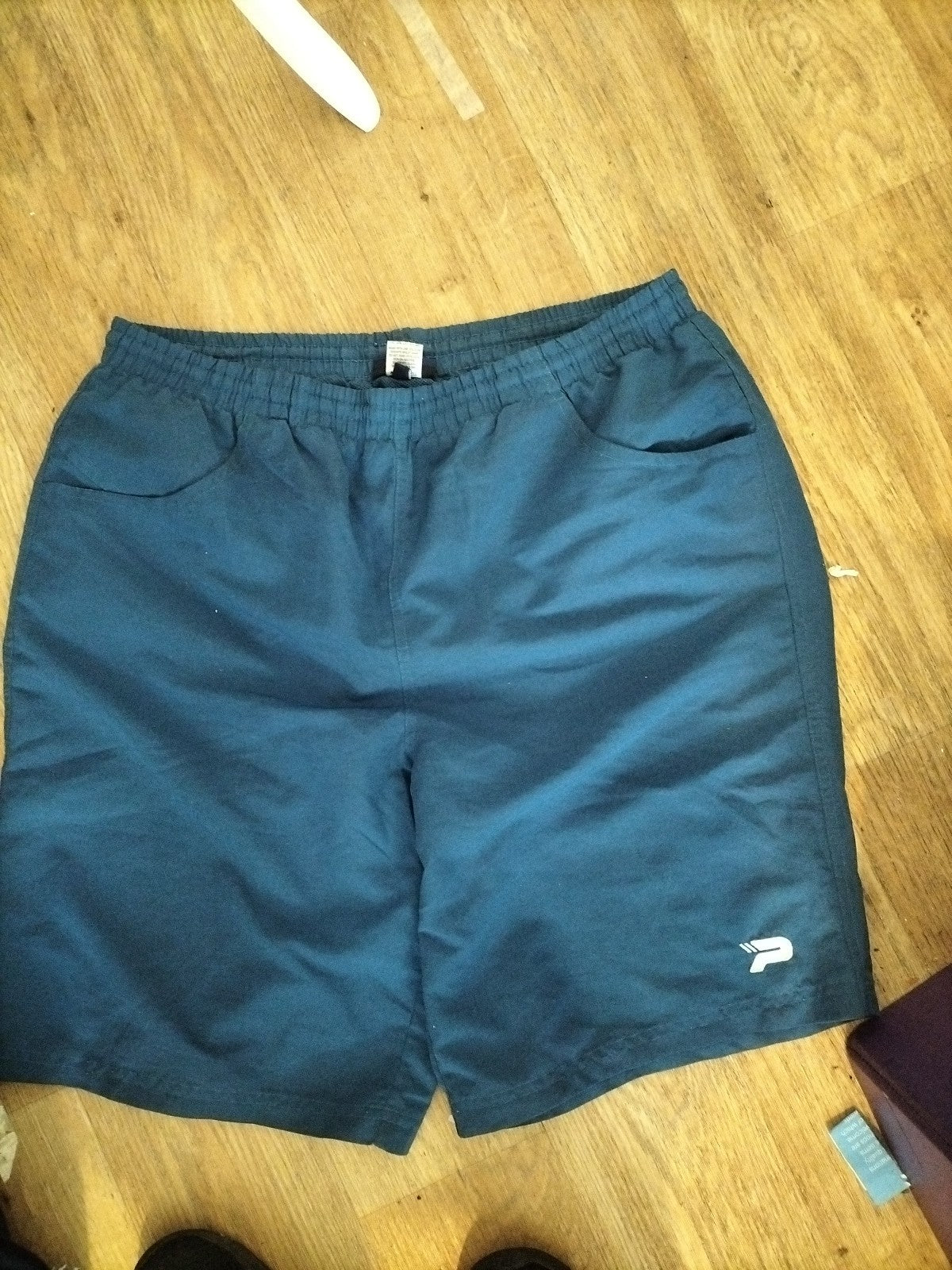 Mens Patrick Size Large Teal Swim Shorts