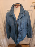 Mens Casual Club Size Small Teal Lined Coat