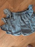 Shein 9 Years Denim Shirts Frilly
