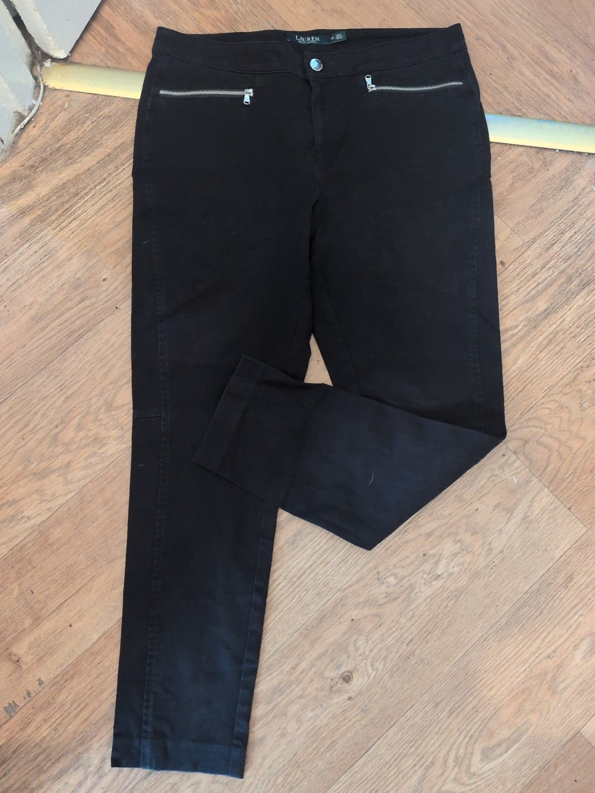 Ralph Lauren 10 Black Slim Jeans