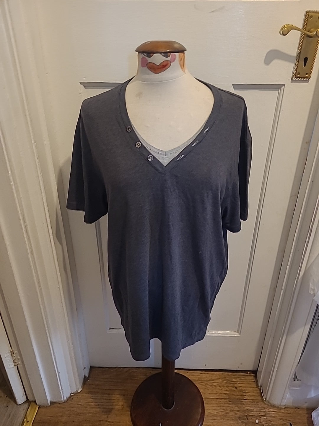 Mens Next Size XL Dark Grey Short Sleeved Tshirt