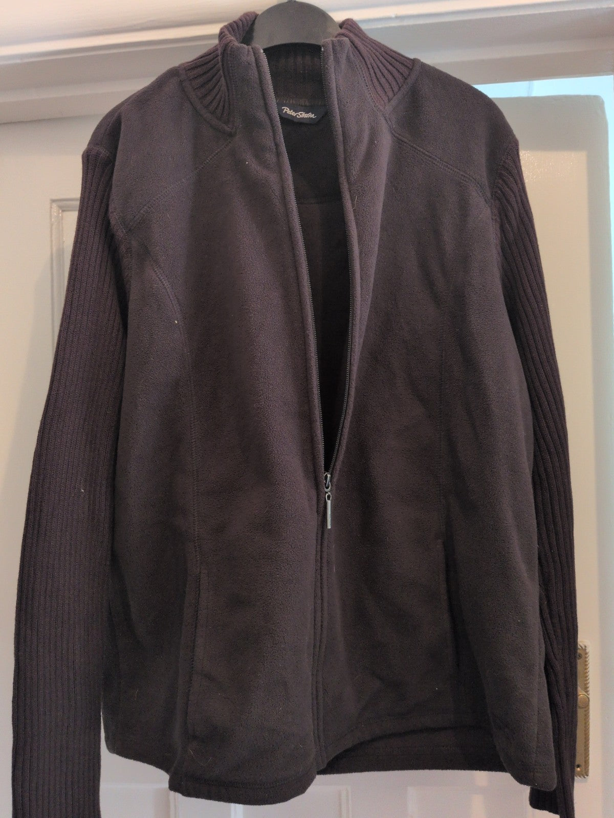 Peter Storm Medium Dark Brown Full Zip Jumper