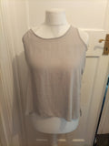 Ladies Atmosphere Size 14 Grey Scoop Sleeveless Blouse