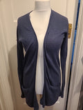 Ladies Fatface Cardigan Size 8 Denim Blue