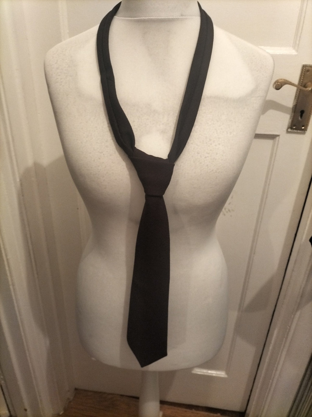 Mens Tootal Dark Brown/Black Tie