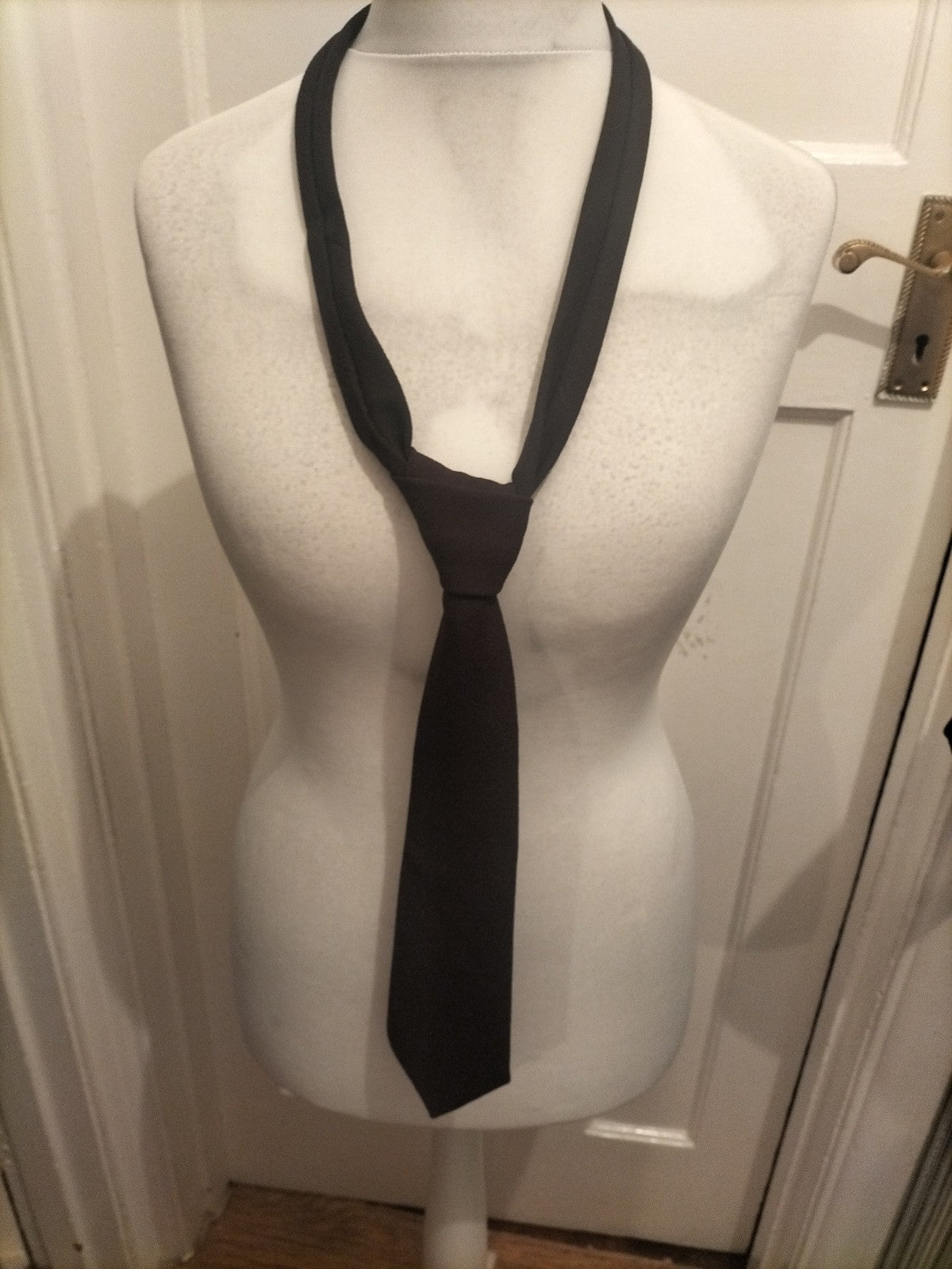 Mens Tootal Dark Brown/Black Tie