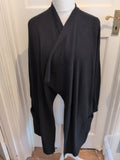 George 16 Black Open Blouse Cardigan
