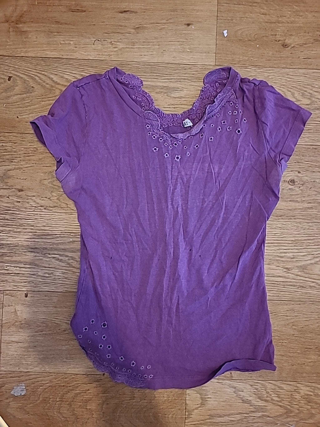 Ladies Replay Size Small Purple Short Sleeved Tshirt
