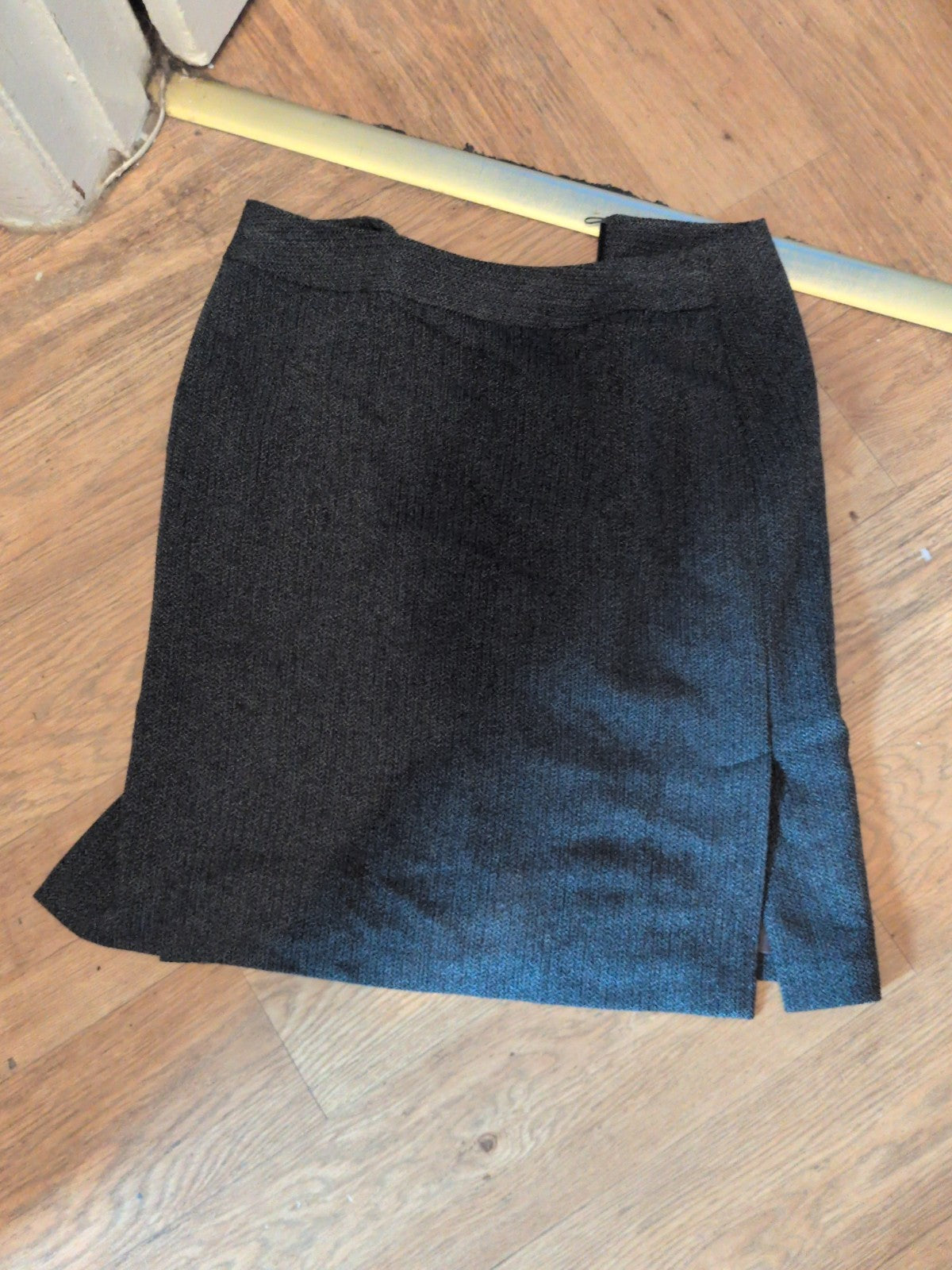 Ladies Next Size 14 Grey Flecked Lined Skirt Knee Length