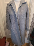Ladies Littlewoods Size 14 100% Wool Blue/Grey Lined Jacket