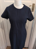Ladies Next Tailoring Size 14 Navy Short Sleeve Dress