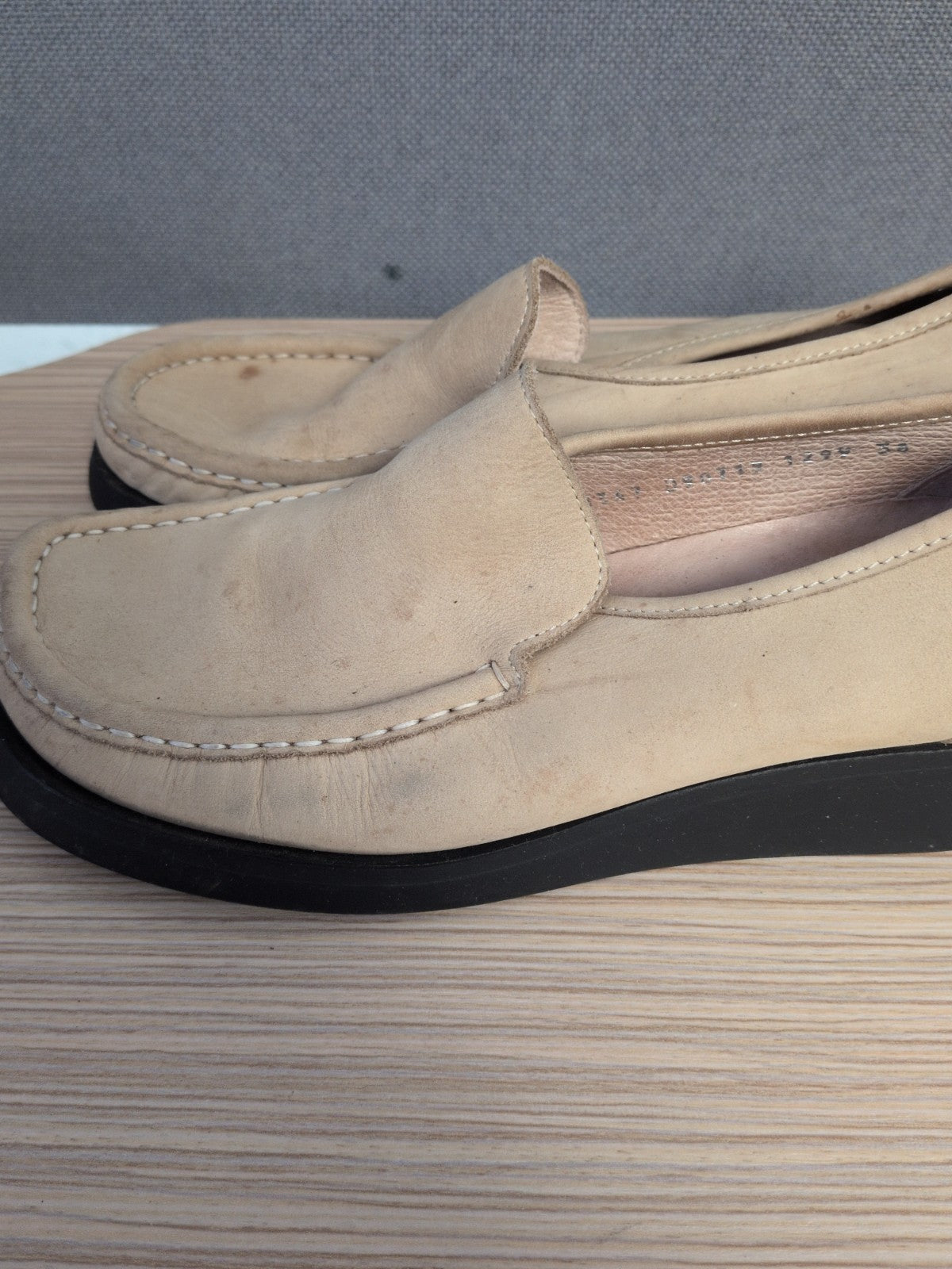 Ladies Next Flexi UK 5 Beige Casual Close Toe Shoes