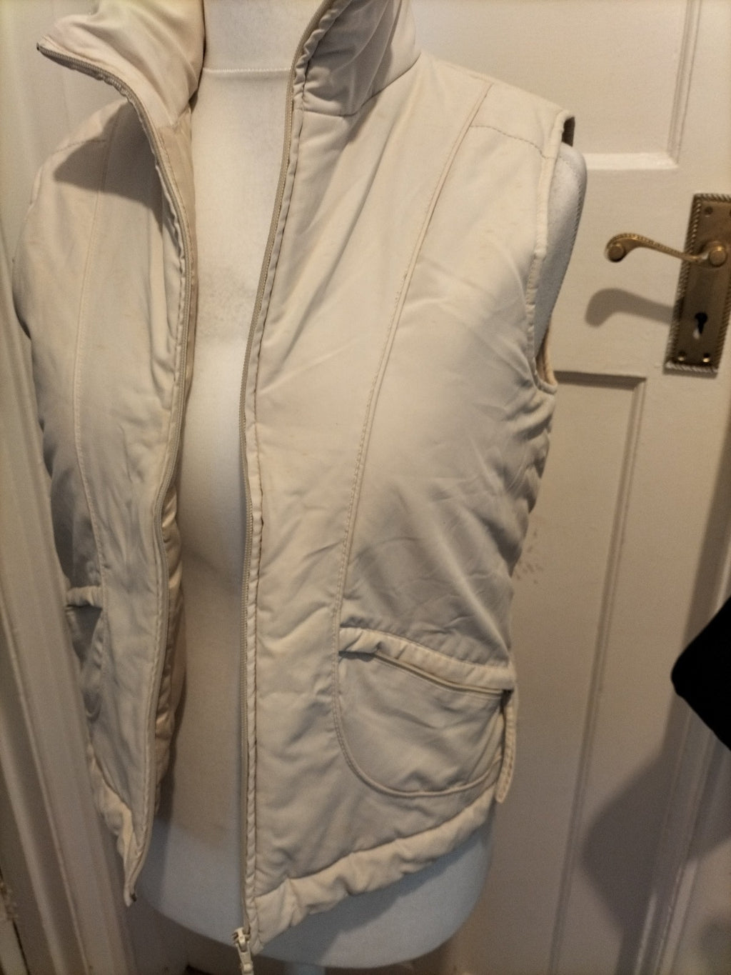 Ladies Dorothy Perkins Size 12 Pale Beige Puffer Jacket