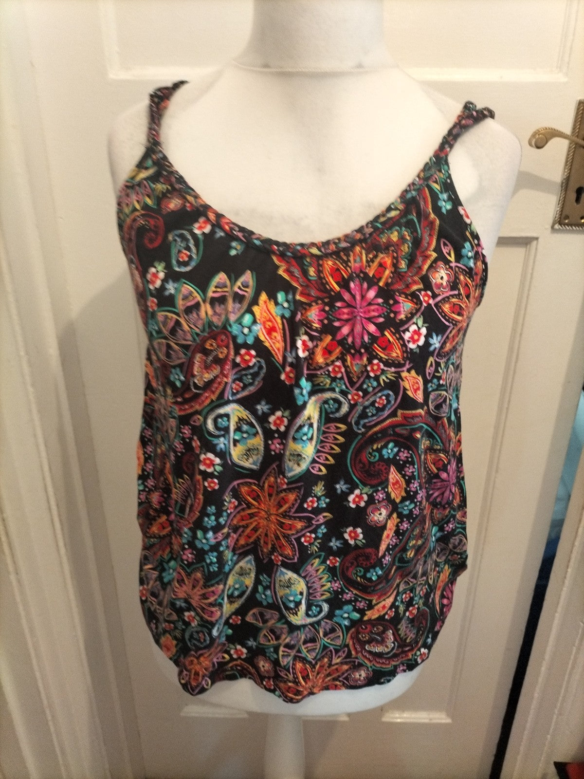 Tu 12 Multicoloured Sleeveless Aztec Patterned Cami