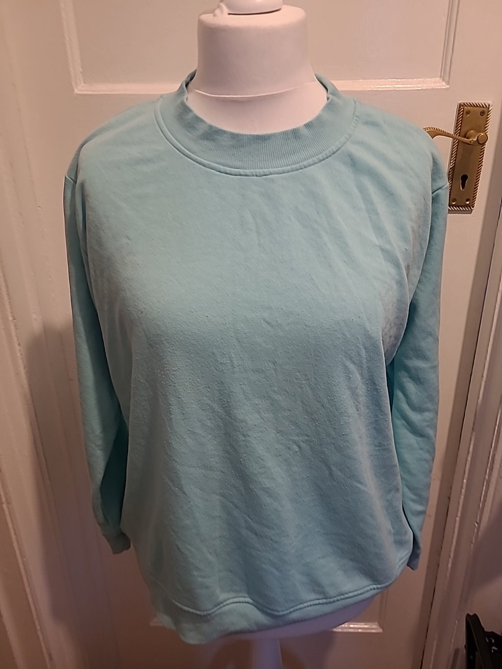 Ladies George Size 16 Aqua Pullover Jumper