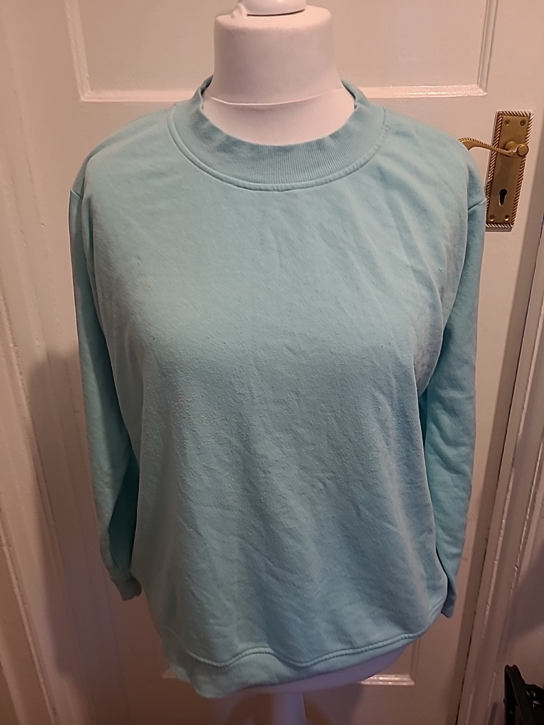 Ladies George Size 16 Aqua Pullover Jumper