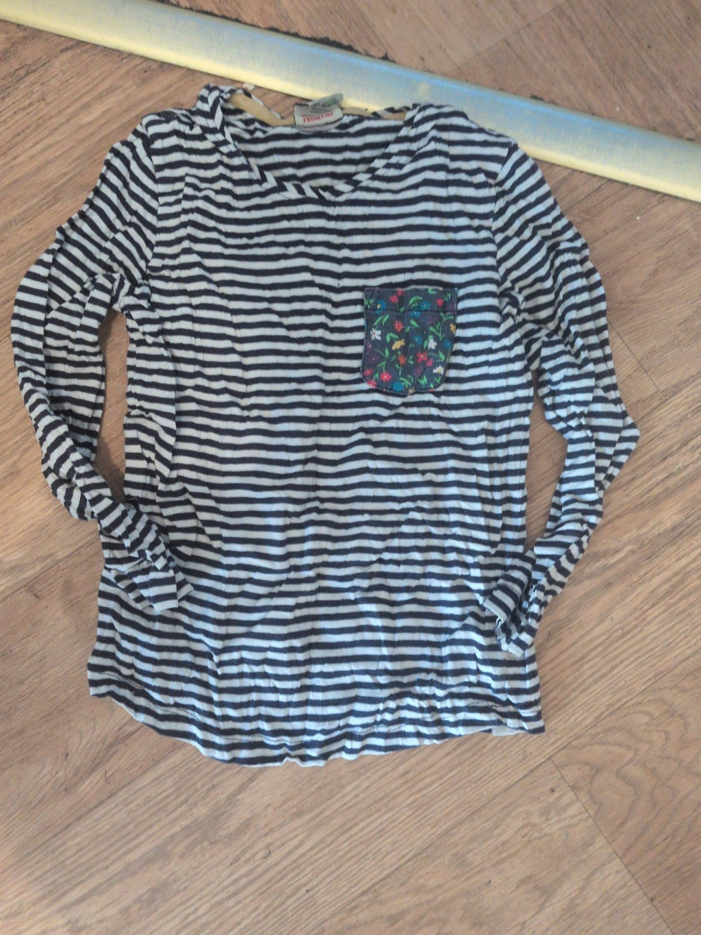 Frugi 6-7 Years Stripe Long Sleeve T-shirt