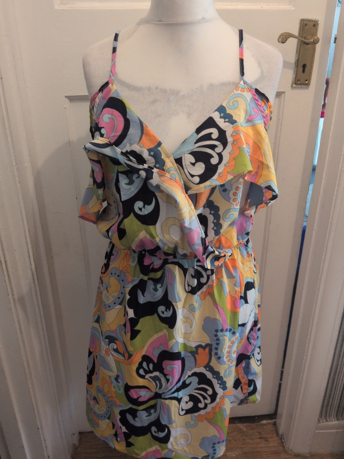 Ladies Pep&co Sun Dress Size 18 Multicoloured