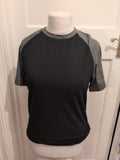 Shein Small Black And Grey Short Sleeve T-shirt