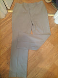 Mens Cotton Traders 38" Stone Flax Colour Stretch Smart Trousers