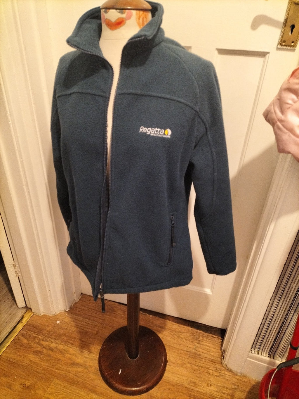Mens Regatta Size XL Navy Warm Zip Through Jumper